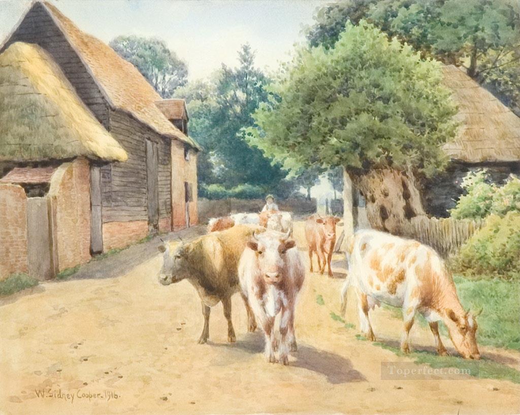 william sydney cooper cattle Oil Paintings
